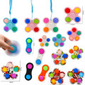 Wholesale Amazon simple bubble Fidget Finger Spinner toy Sensory Toys for Child